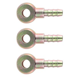MACHSWON 3pcs Car Banjo Fitting Fuel Line Adapter 8mm ID Hose Barb 7.3mm for Motorcycle Car