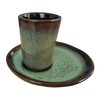 PintoCer Espresso Coffee Cups Made of White Stoneware, without Handle