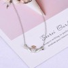 Irish Claddagh Necklace 925 Sterling Silver Heart Birthstone Gift（April）