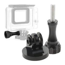 SURIEEN Aluminum Tripod Mount Adapter Set gopro mount tripod aluminum tripod mount aluminum conversion adapter tripod adapter for camera with 1/4" screw hole for gopro hero 10/9/8//7/6/5 (Black)