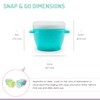melii Snap & Go Baby Food Storage Containers with lids,