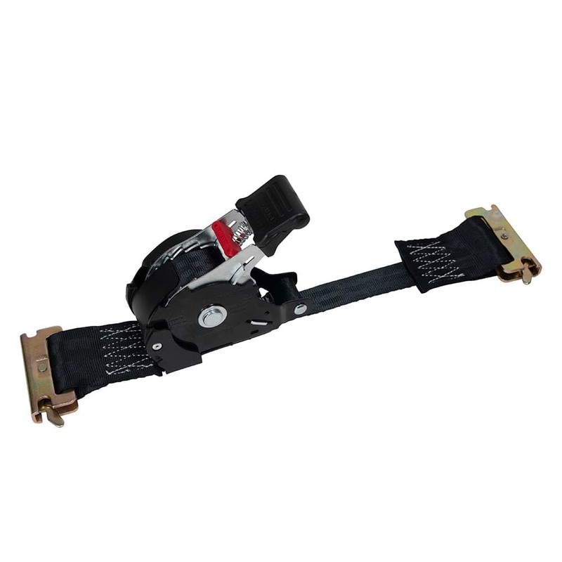 Mytee Products 1'' x 12' Retractable Ratchet Straps for E-Track