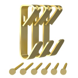 Phovana Picture Hangers, 50 lb Heavy Duty Drywall Wall Plaster Large Picture Hangers, Picture Hanging Hooks, Picture Hanging Hardware, Picture Frame Hangers, Painting Wall Hooks for Hanging, 30 Pack