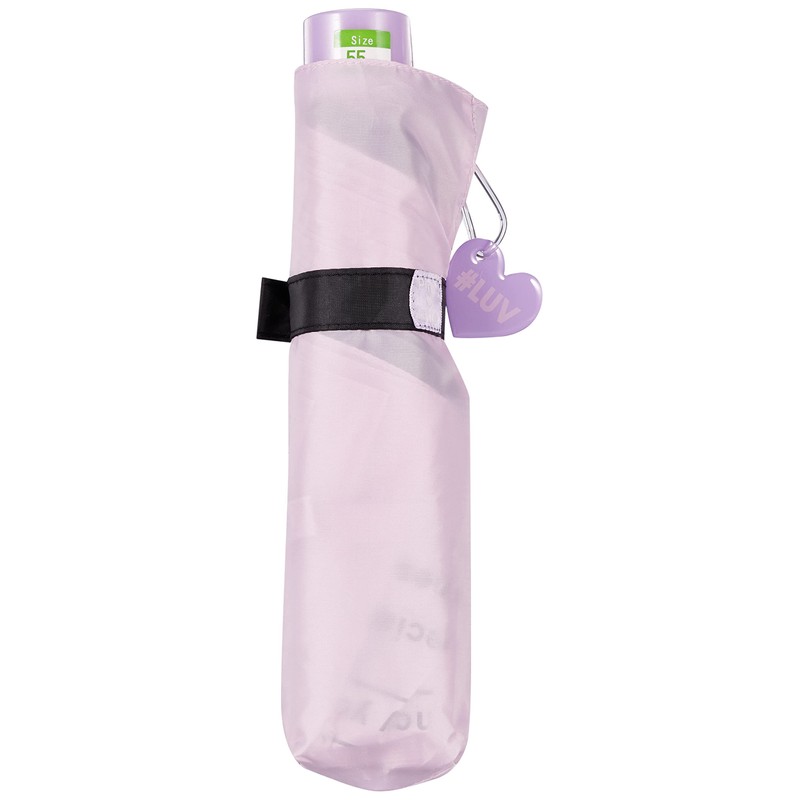 PINKLATTE 10002616 Muji Piping Folding Umbrella, 21.7 inches (55 cm),