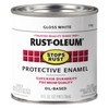 Rust-Oleum 7792730 Stops Rust Brush On Paint, Half Pint, Gloss
