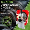 CARBBIA Red Motorized Bike Carburetor for 2 Stroke 49cc 50cc