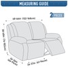TAOCOCO Recliner Loveseat Cover, Stretch Jacquard Reclining Loveseat Cover Furniture