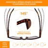 ZESAKER Progressive Reading Sunglasses for Women and Men Spring Hinges