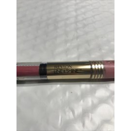REVLON LINE & SHINE Lip Liner & Lip Gloss ROSE SHINE unsealed NWOB
