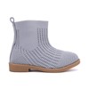 BMCiTYBM Toddler Girls Knitted Boots Breathable Low Heel Booties Pointed