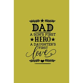 gifts for dad from daughter: father's day gift ideas :notebook/journal gift ( 6*9 -120 blank pages)