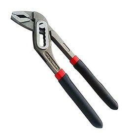 SUPERTOOL Pipe Pliers 12" Groove Joint Plier Adjustable Groovelock Plier with Non-Slip Handle for Nuts Bolts Pipe & Fittings