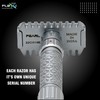 Pearl Flexi Open Comb Adjustable Safety Razor - Made of