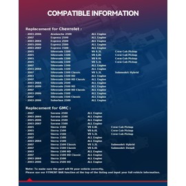 KAX Brake Master Cylinder with Reversior ABS Sensor Included Compatible with GMC Sierra 1500 HD Classic 2007, High Performance Aluminum Alloy Replacement Part, Direct Fit OEM Spec