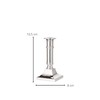 EDZARD Candlestick Kent, height 6,3 in, silver plated, tarnish protected