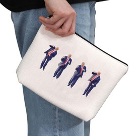 PYOUL Trump Inspired Gift Trump Dance Makeup Bag Trump Fan Cosmetic Bag Trump Support Merch (Trump Dance Bag)