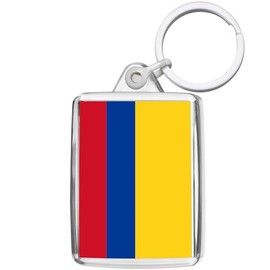 Pixly® Colombia Flag Keyring Key Fob Country Keychain Keepsake Colombian Souvenir Gift