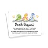 Inkdotpot 30 Dinosaur Jungle Animals Baby Shower Book Request Cards