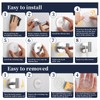 Suction Cup Hooks for Shower, 4 Pack Towel Hook for