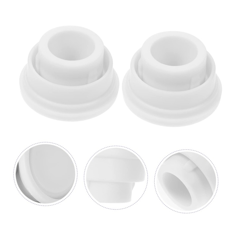 BESPORTBLE 2pcs Pool Ladder Rubber Stopper Bumper Caps Replacement Accessories