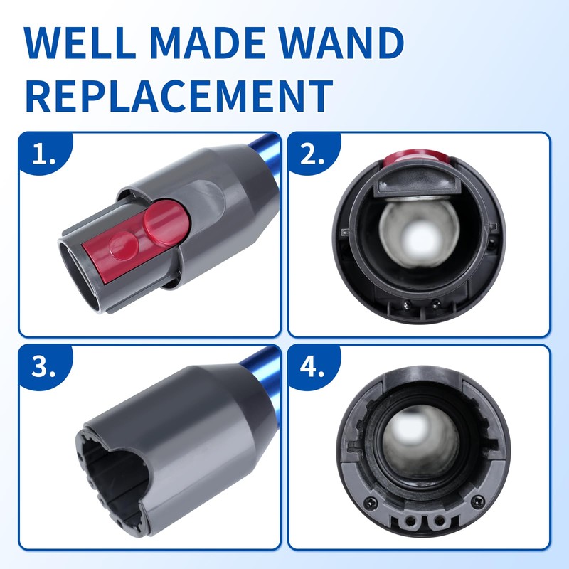 Quick Release Replacement Wand Compatible with Dyson V9, Digital Slim,V12