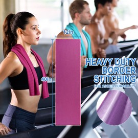 Pleneal Cooling Towels - 5 Pack Gym Towels, Gym Towels for Working Out, Yoga Towel, Quick Dry Towel for Running, Camping, Fitness & More Activities