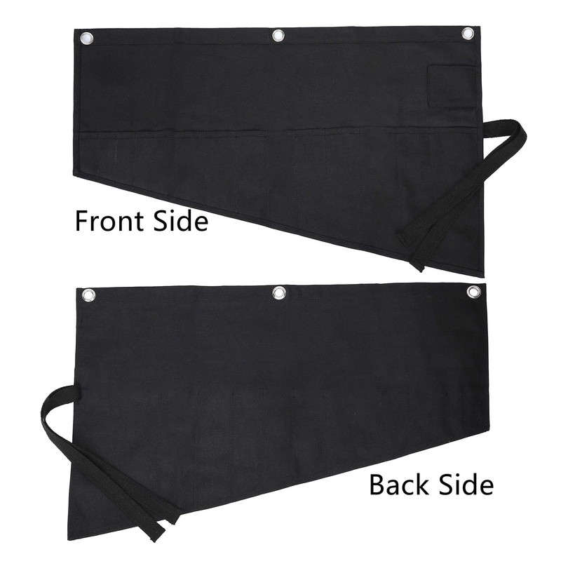 Tool pouch, Heavy Duty 16oz Waxed Canvas Wrench Roll Up