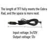 SZFMSWE Radar Detector Power Cord Compatible with Cobra RAD 480i