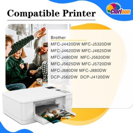 Clorisun LC223 LC 223 Compatible with LC223 Printer Cartridges Brother LC223 Cartridges for Brother MFC-J5320DW MFC-J4420DW J480DW J5620DW J5720DW J680DW J4625DW J880DW DCP-J562DW (Pack of 12)
