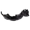 TRQ Front Right Inner Fender Liner Black Passenger Side Compatible