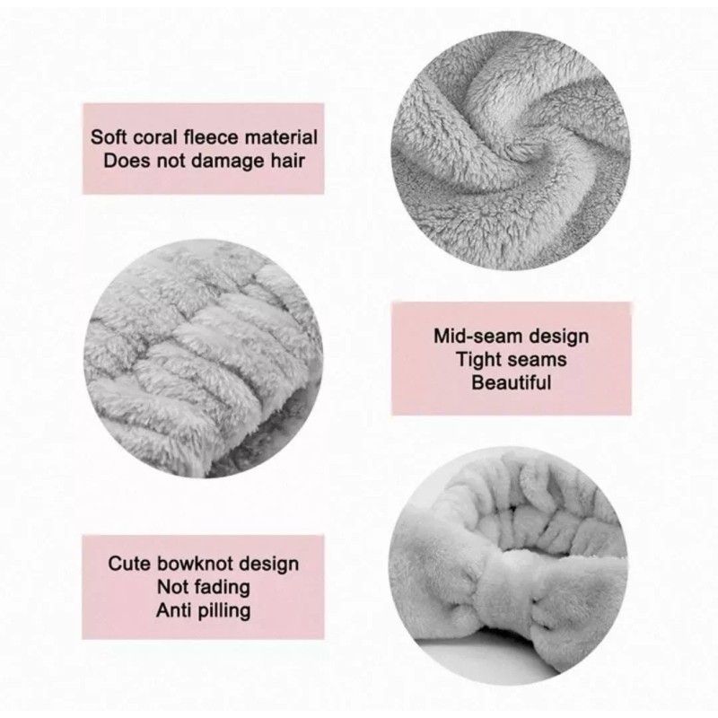 CL Diadema Micriofibra De Baño Para Cabello