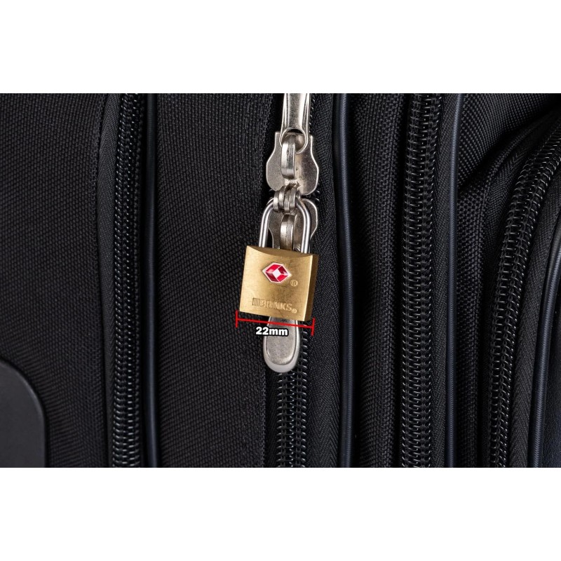 Brinks 2 Pack Tsa Approved Brass Luggage Locks Durability Travel