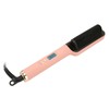 Hair Straightening Brush PTC Even Heating LCD Hair Straightener Brush