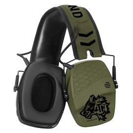 ATN X-Sound Hearing Protector, Electronic Earmuffs w/Bluetooth | Noise-Canceling, Adjustable, Comfortable, Amplifies Low Sounds, Ideal for Range Shooting & Hunting