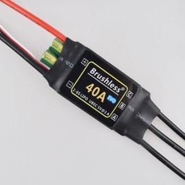 KINGMODEL RC 40A Brushless BHLeli ESC 2-6S LiPo Battery UBEC HV 3A/5V Output FPV Racing Quad Helicopter Aircraft Fixed Wing Multi-axis Drone Quadcopter Airplane