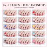 Kit Pedicura Uñas Postizas Para Pies Con Pegamento 360pcs