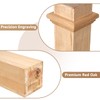 1 Pcs 48 Inch Red Oak Newel Post for Staircase