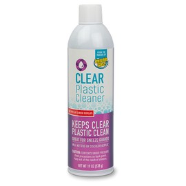 Invisible Glass 91014 19-Ounce Screen and Plastic Cleaner Protectant and Polish Anti-Fog and Anti-Static for Plastic Surfaces Touchscreens, Plastic Shields and Guards, Electronics, Pack of 1