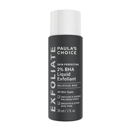 PAULA'S CHOICE Paula's Choice SKIN PERFECTING 2% BHA Liquid Exfoliant - Face Exfoliating Peel Fights Blackheads & Enlarged Pores - for a Healthy Glow - with Salicylic Acid - Combination & Oily Skin - 30 ml