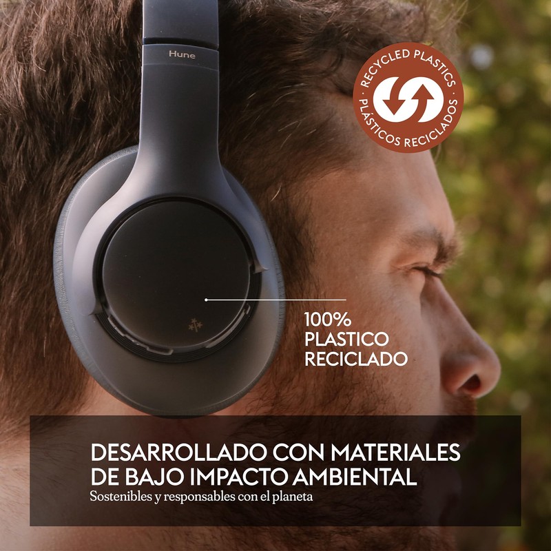 HUNE Flora Kabellose On-Ear-Kopfhörer, Bluetooth V5.4, 20 Stunden Laufzeit, IPX4,