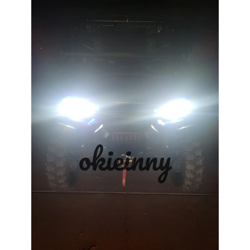 MHK Lighting 2 SUPER LED headlight bulbs for 2020-2023 Kawsaski