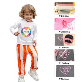 RENLITONG Pink HTV Iron on Vinyl 12Inch by 15ft Roll HTV Heat Transfer Vinyl for T-Shirt HTV Vinyl Rolls for All Cutter Machine - Easy to Cut & Weed for Heat Vinyl Design