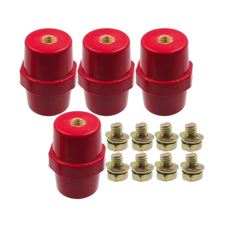 LBY 4pcs Busbar Insulator, SM-51 Polyester Insulated Junction Post with