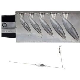 Do It Mold Bottom Bouncer Sinker Size: 1/2, 3/4, 1, 1 1/2, 2 oz Do it Mold (3307) BTM-5-M