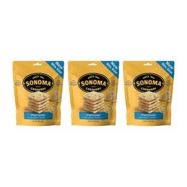 Sonoma Creamery Cheese Crisps, Parmesan, Savory Snack Cracker, High Protein, Low Carb, Gluten Free, Wheat Free, 2.25 Oz (Pack of 3)
