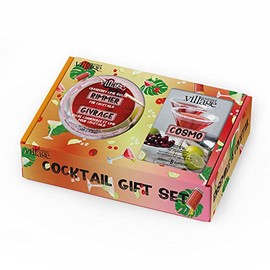 Gourmet du Village Cosmo Drink Mix and Rimmer Gift Set | Cranberry Lime Flavor
