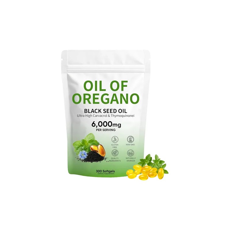 Vifdusi Aceite De Orégano Con Semilla Negra Cápsulas 300