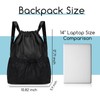 WisePoint Drawstring Backpack, Waterproof Sports Drawstring Bag Drawstring Gym Bag