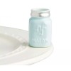 Nora Fleming Mason Jar Mini Ceramic Charm A234 (You're A-Mason!)