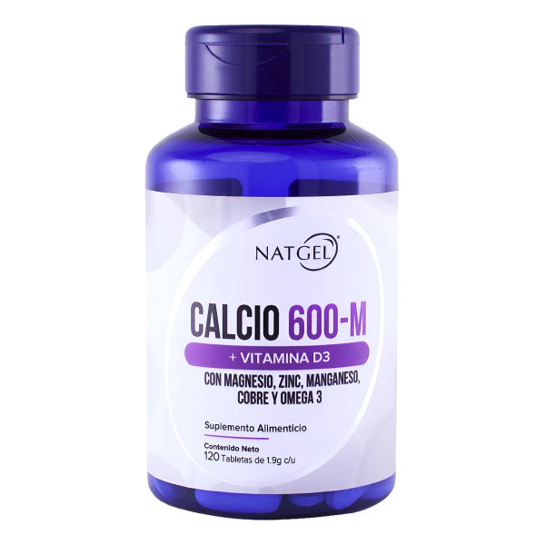 Calcio Complex 600 M + D3 | 120 Tabletas De